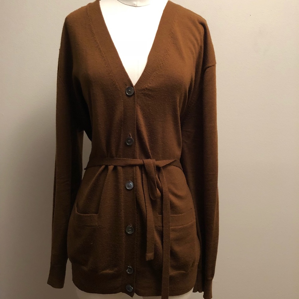 J.crew (not factory) Cardigan with Tie